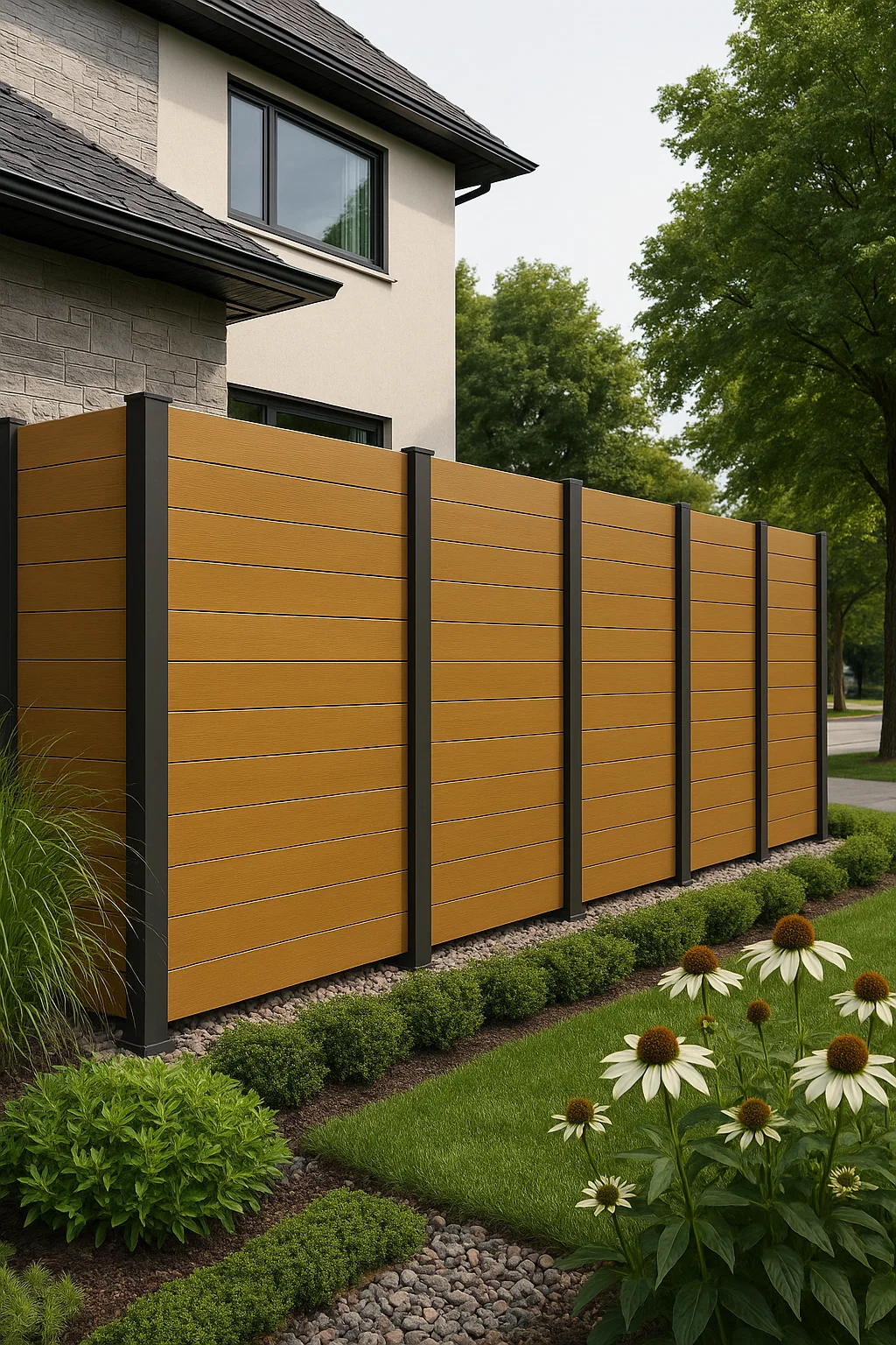 WPC Outdoor Garden Fence  thumbnail 6