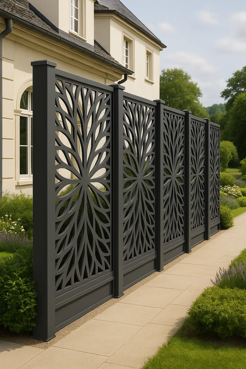 Top Quality Decorative WPC Screen Fence for House, Garden, and Rooftop!  thumbnail 4