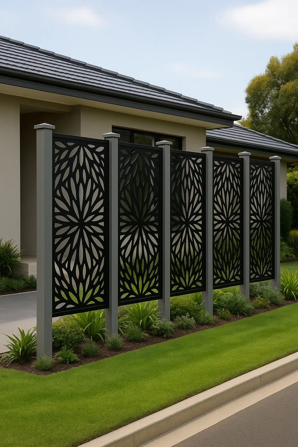 Top Quality Decorative WPC Screen Fence for House, Garden, and Rooftop!  thumbnail 4