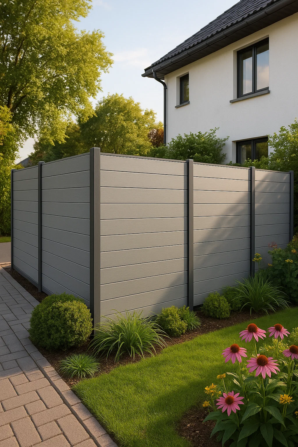 WPC Outdoor Garden Fence With Factory Price thumbnail 5
