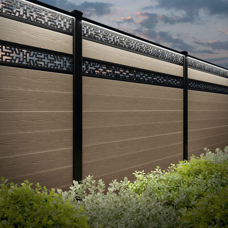 Top Quality Decorative WPC Split Fence Buy from Real Factory China for House, Garden, and Rooftop!  thumbnail 5
