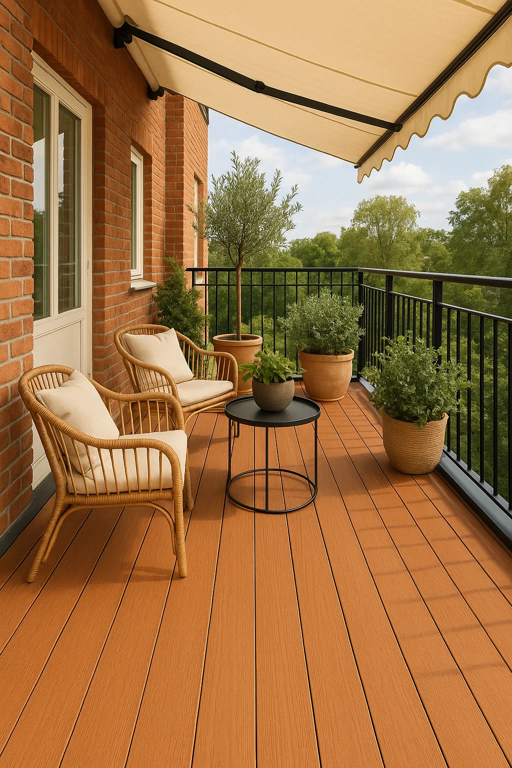 Top-Quality WPC Decking Teak – Durable, Stylish, and Eco-Friendly for Homes, Gardens, and Rooftops!