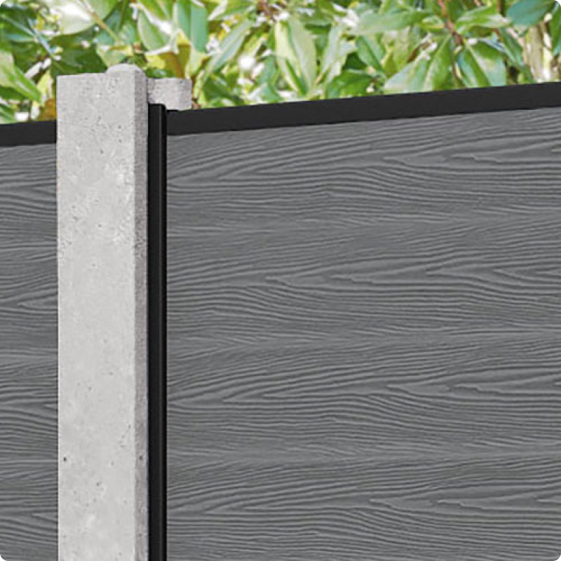 Top Quality Decorative WPC Split Fence Buy from China for House, Garden, and Rooftop!  thumbnail 9