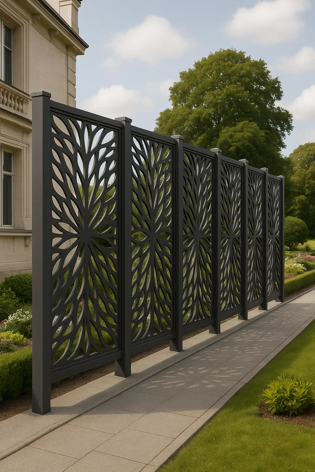 Top Quality Decorative WPC Screen Fence for House, Garden, and Rooftop!  thumbnail 3