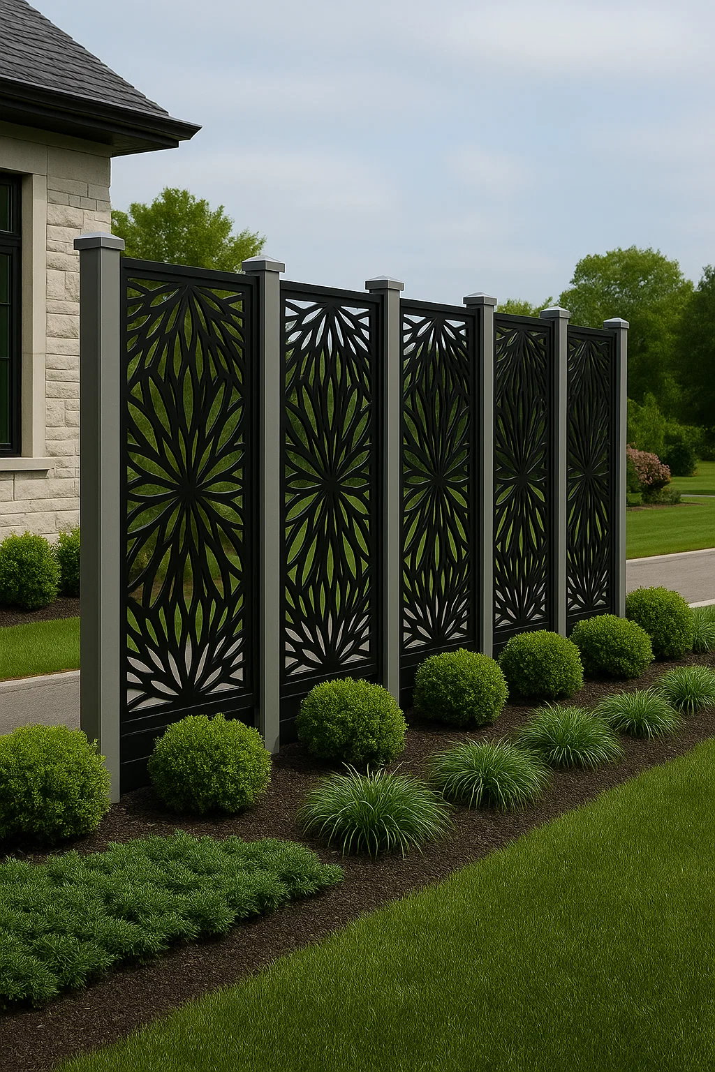 Top Quality Decorative WPC Screen Fence for House, Garden, and Rooftop!  thumbnail 6