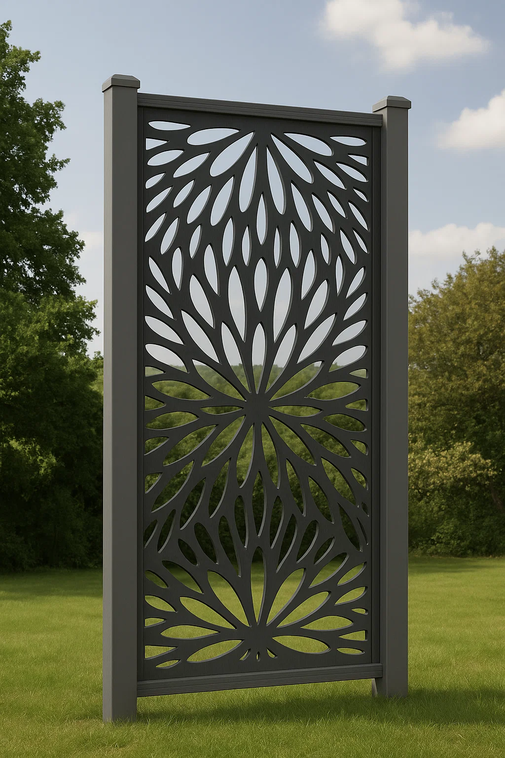 Top Quality Decorative WPC Screen Fence for House, Garden, and Rooftop!  thumbnail 2