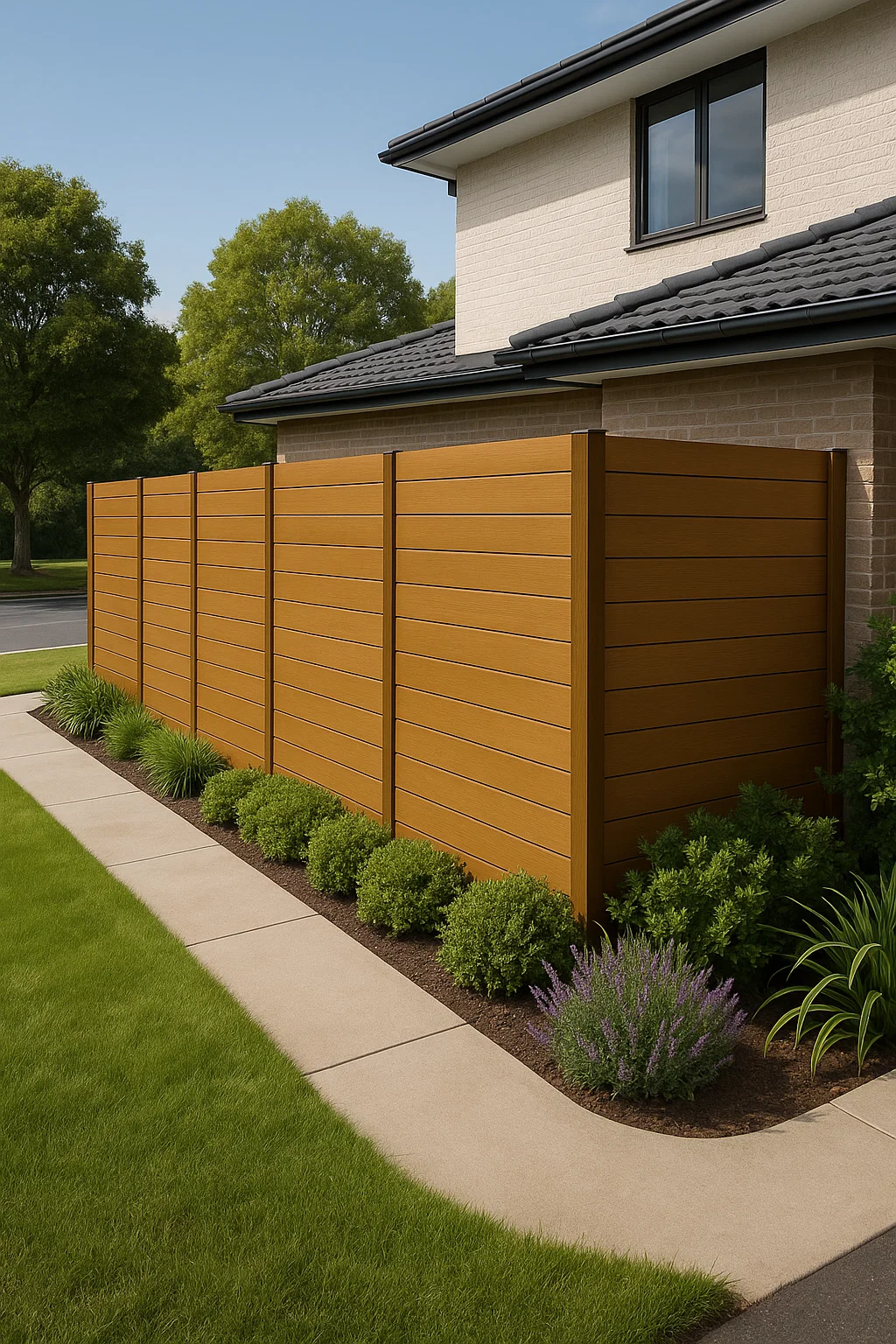 WPC Outdoor Garden Fence  thumbnail 5