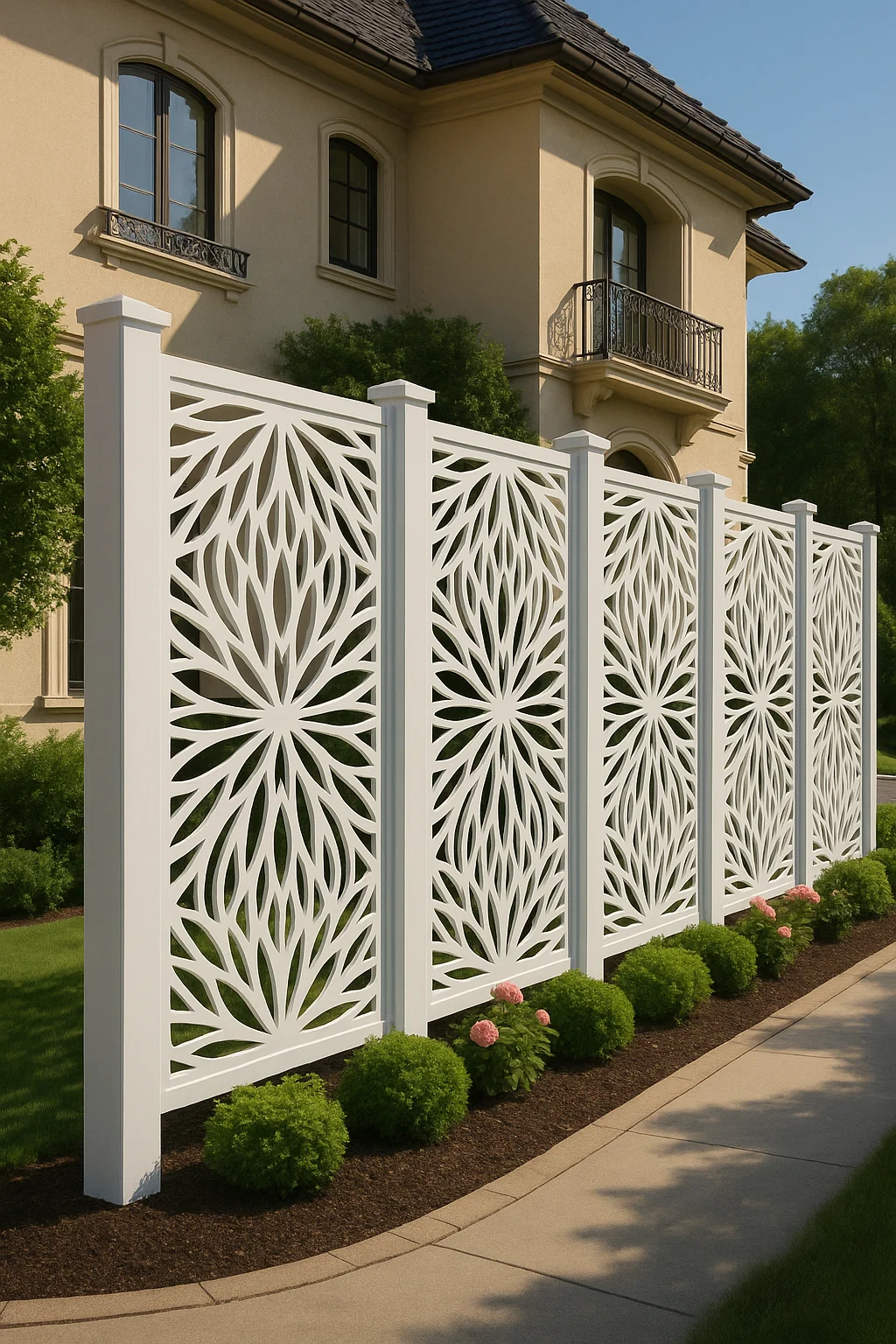 Top Quality Decorative WPC Screen Fence for House, Garden, and Rooftop!  thumbnail 6