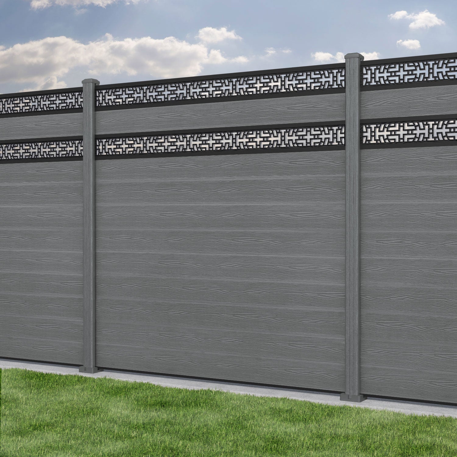 Top Quality Decorative WPC Split Fence Buy from China for House, Garden, and Rooftop!  thumbnail 7