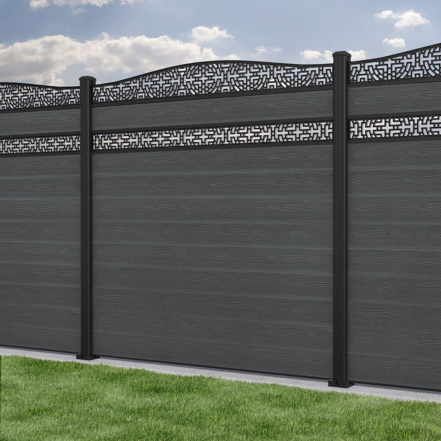Top Quality Decorative WPC Split Fence Buy from China for House, Garden, and Rooftop!  thumbnail 5