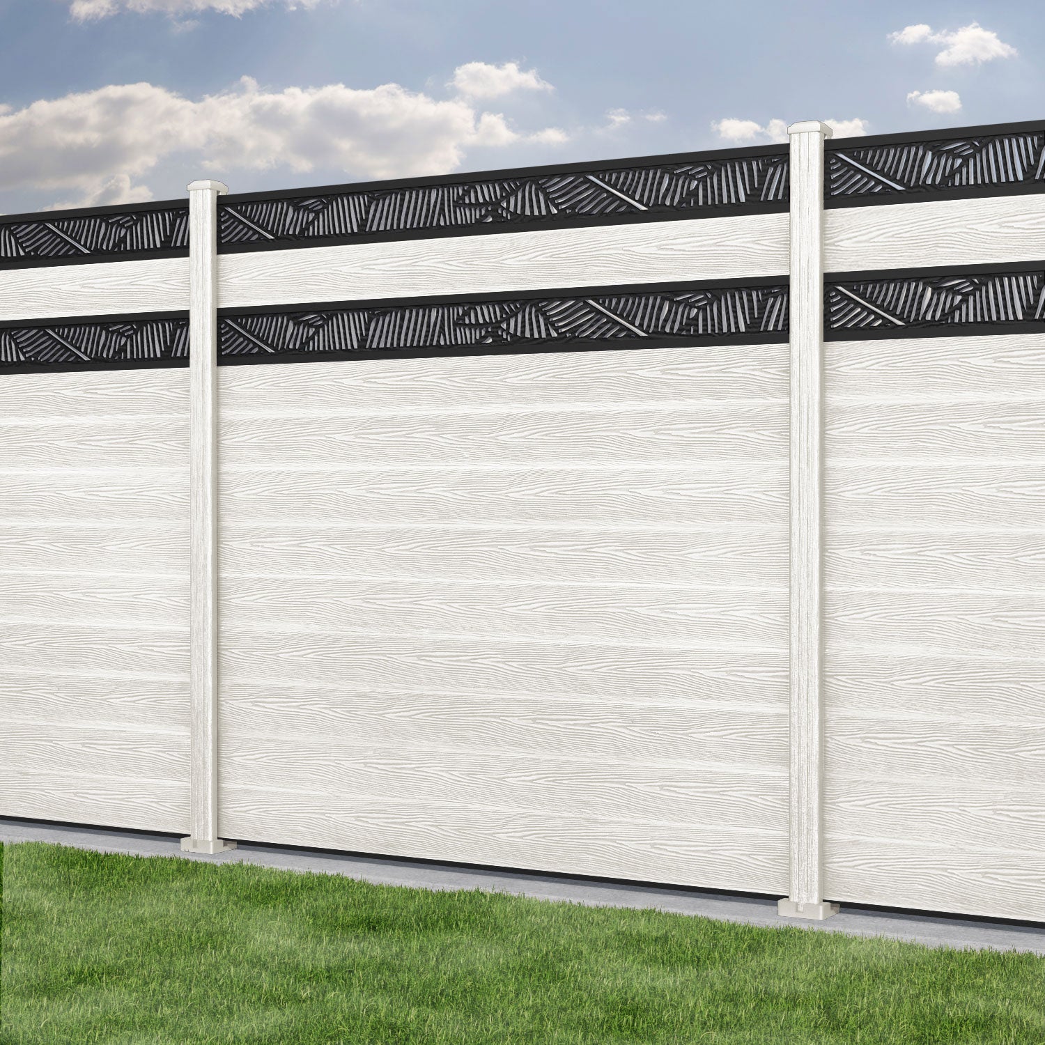 Buy from China Top Quality Decorative WPC Split Fence for House, Garden, and Rooftop!  thumbnail 2