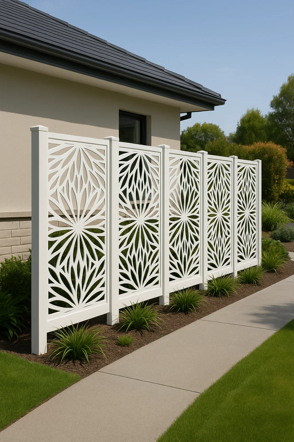 Top Quality Decorative WPC Screen Fence for House, Garden, and Rooftop!  thumbnail 5
