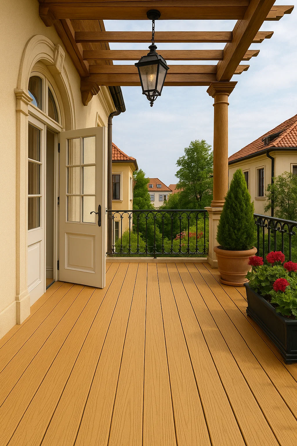 Top-Quality WPC Decking Maple– Durable, Stylish, and Eco-Friendly for Homes, Gardens, and Rooftops! thumbnail 3