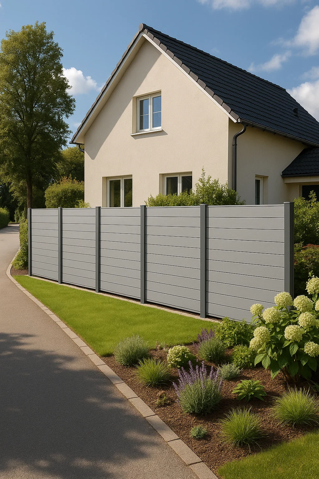WPC Outdoor Garden Fence With Factory Price thumbnail 6